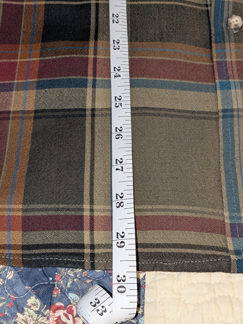 Pendleton Sir Pendleyon Line Multicolor Plaid Button-Down Wool shirt Men's XL - Picture 7 of 7